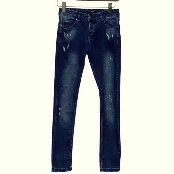 Take Ower distressed, mid rise,  skinny jeans 29 x 32 - Picture 1 of 10